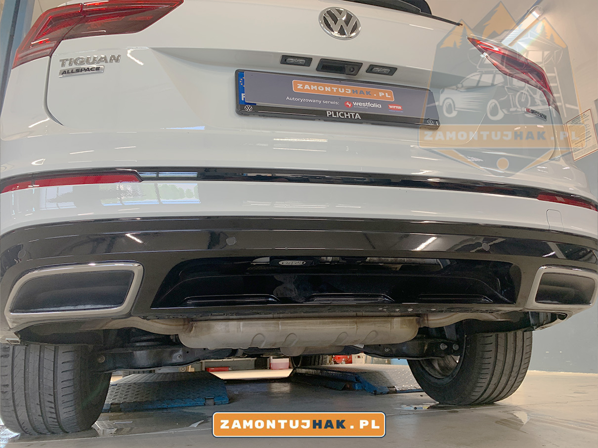 montaż haka volkswagen Tiguan